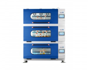 Agitateur incubateur à CO2 empilable pour stérilisation UV CS315