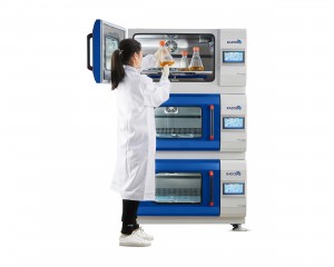 Agitateur d'incubateur de CO2 empilable de stérilisation UV CS160